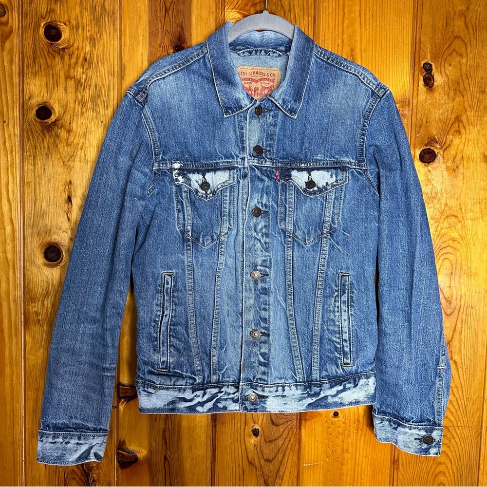 Levi’s Distressed Denim Jacket - image 1